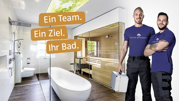 Gute Handwerker bauen Ihr Wohlfühlbad termingerecht und geben weitreichende Garantien.